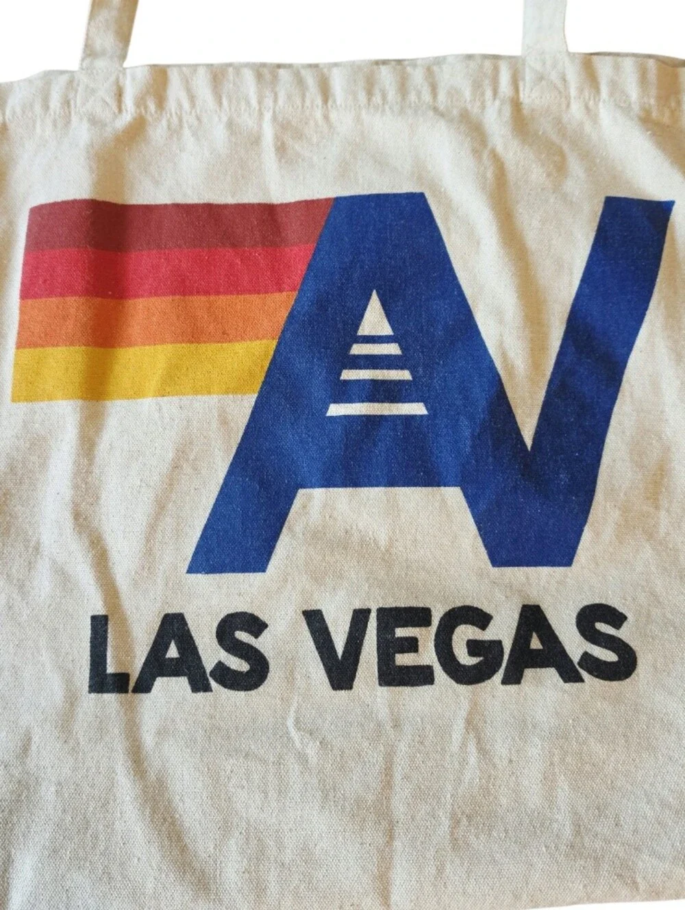 Aviator Nation Las Vegas Canvas Logo Tote Bag
